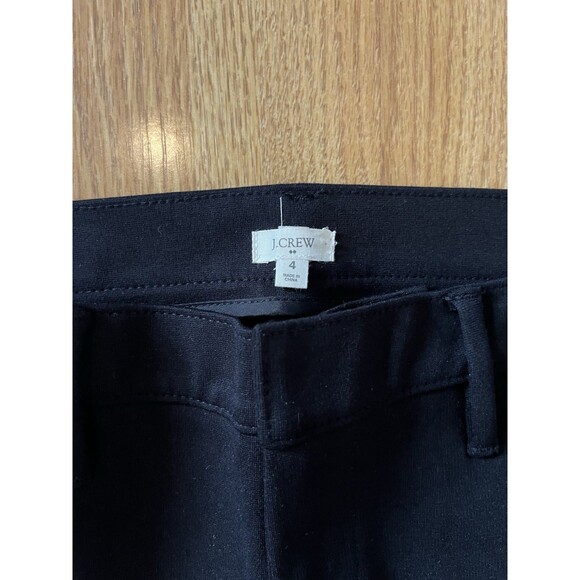 J Crew Black Skinny Mid Rise Stretch Pants Size 4 - Picture 3 of 8